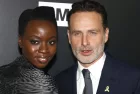 Andrew Lincoln and Danai Gurira at the premiere of AMC's 'The Walking Dead' Season 9 held at the DGA Theater in Los Angeles