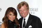 Paula Abdul and Nigel Lythgoe at the 4th Annual amfAR Inspiration Gala on December 12^ 2013 in Los Angeles^ CA