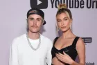 Justin Bieber and Hailey Bieber at the Premiere Of YouTube Originals' "Justin Bieber: Seasons" on January 27^ 2020 in Westwood^ CA. LOS ANGELES - JAN 27