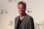 Matthew Perry attends 'The Circle' screening during the 2017 TriBeCa Film Festival at BMCC Tribeca PAC on April 26^ 2017 in New York City.