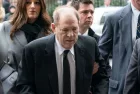 Former movie mogul Harvey Weinstein arrives in court on 1st day of trial accused of rape and sexual misconduct at State Criminal Court New York^ NY - January 6^ 2020