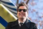 Jimmy Fallon and The Roots rides float Entenmann's Bake Shop at 93rd Annual Macy's Thanksgiving Day Parade alone Central Park West New York^ NY - November 28^ 2019
