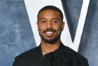 Michael B. Jordan at the 2023 Vanity Fair Oscar Party at the Wallis Annenberg Center. BEVERLY HILLS^ CA. March 12^ 2023