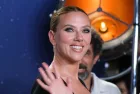 Scarlett Johansson attends the Fly me To The Moon photocall at Matadero on July 11^ 2024 in Madrid^ Spain.