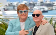 Elton John & Bernie Taupin at the 72nd Festival de Cannes. CANNES^ FRANCE. May 16^ 2019