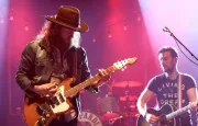Singers T.J. Osborne (R) and John Osborne of Brothers Osborne perform onstage at the Paramount on May 6^ 2016 in Huntington^ New York.