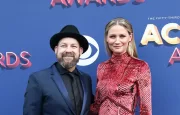 Kristian Bush and Jennifer Nettles of Sugarland attend the 53rd Annual Academy of Country Music Awards on April 15^ 2018 at the MGM Grand Arena in Las Vegas^ Nevada.