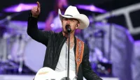 Justin Moore performs onstage at the 2015 FarmBorough Festival - Day 2 at Randall's Island on June 27^ 2015 in New York City.