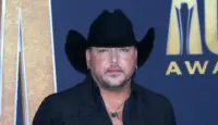 Jason Aldean at the 2022 Academy of Country Music Awards Arrivals at Allegient Stadium on March 7^ 2022 in Las Vegas^ NV