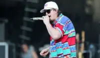 Hardy performs in concert during the "Can't Say I Ain't Country" Tour on July 20^ 2019 at Northwell Health at Jones Beach Theater in Wantagh^ New York.