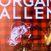 Morgan Wallen performs at CMT's RAMJAM on June 3^ 2019 at TopGolf in Nashville^ Tennessee.