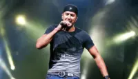 Luke Bryan performs in concert at the XFINITY Theatre on September 13^ 2014 in Hartford^ Connecticut.