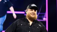 Luke Combs performs live at ao arena manchester uk. Manchester^ United Kingdom^ 17th october 2023