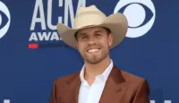 Dustin Lynch at the 54th Academy of Country Music Awards at the MGM Grand Garden Arena on April 7^ 2019 in Las Vegas^ NV