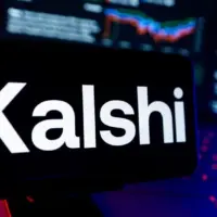 Kalshi Prediction Market Platform Logos Displayed On Screen With Financial Charts And Trading Data