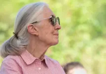 Jane Goodall speaks in Sashegy^ Budapest Budapest^ Hungary - August 09^ 2019