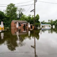 Flooding in Mount Holly NJ: Mount Holly^ NJ / USA June 20 2019
