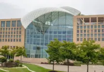 View of the United States Institute Of Peace building in the city of Washington DC^ USA. Washington DC^ USA - October 13^ 2017