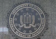 F.B.I. seal of the Department of Justice/Federal Bureau of Investigation located outside the J. Edgar Hoover F.B.I. Building in downtown Washington^ DC