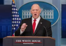 Border Czar at a White House Press Briefing Washington Dc^ United States^ April 28 2025