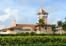 Mar-a-Lago on Palm Beach Island^ Palm Beach^ Florida^ USA. Mar-a-Lago is Palm Beach's grandest mansion built in 1927.