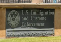 U.S. Immigration and Customs Enforcement Service Processing Center. El Centro^ California^ USA - May 27^ 2022