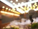 close-up-of-microphone-in-concert-hall-or-conference-room