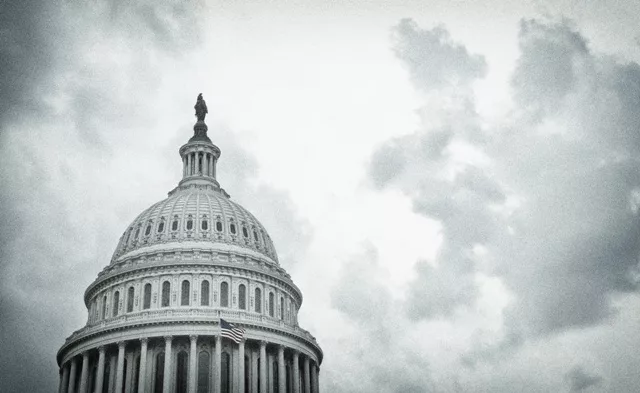 textured-image-of-the-united-states-capitol-dome-on-a-stormy-day