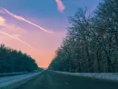 autobahn-in-winter-at-purple-sunset