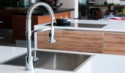 shiny-stainless-steel-faucet