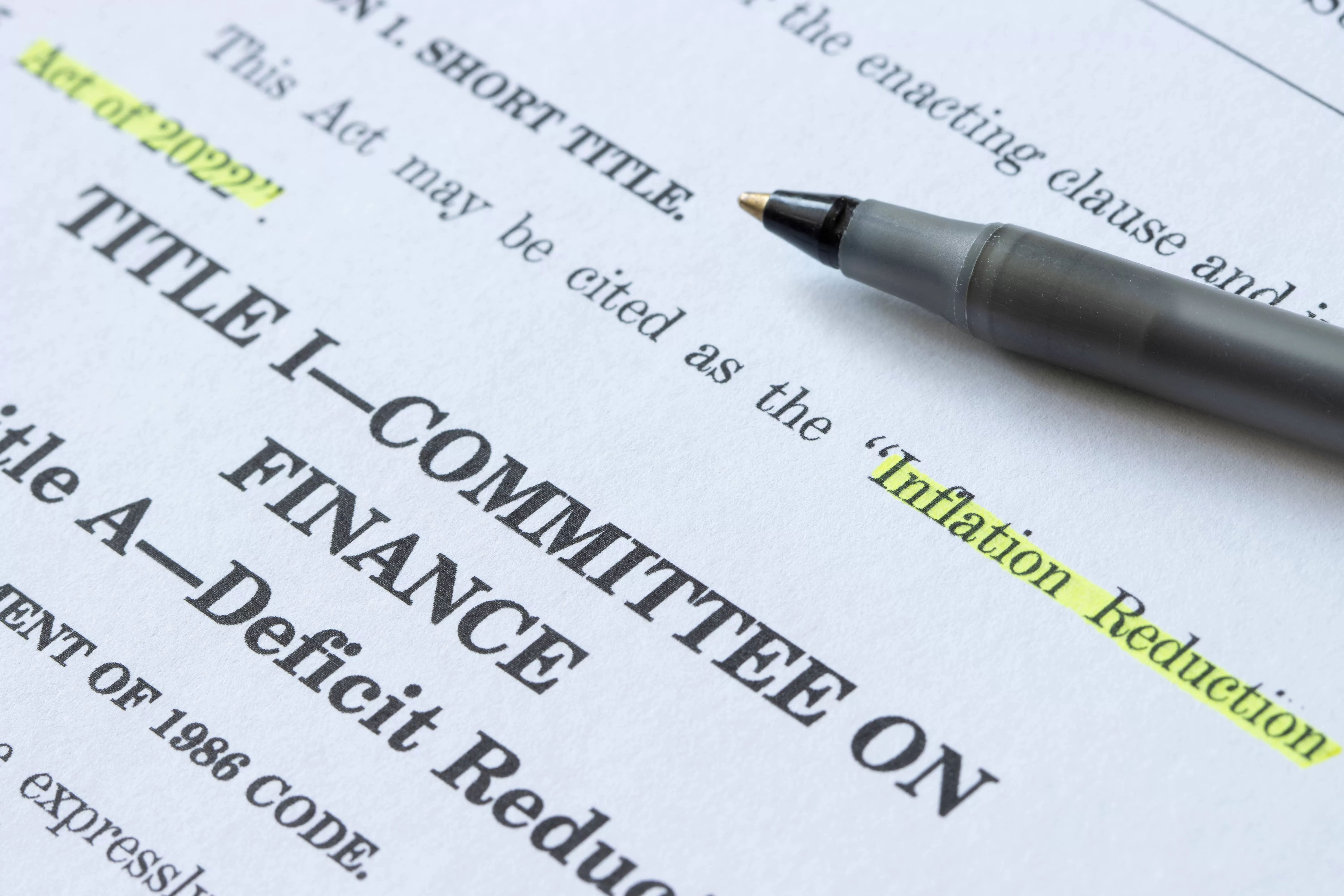 closeup-of-the-documents-of-the-inflation-reduction-act-of-2022