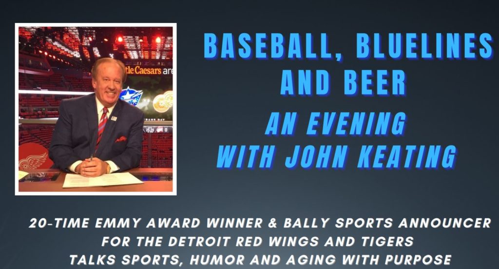 Baseball, Bluelines and Beer-An Evening With John Keating – Campus