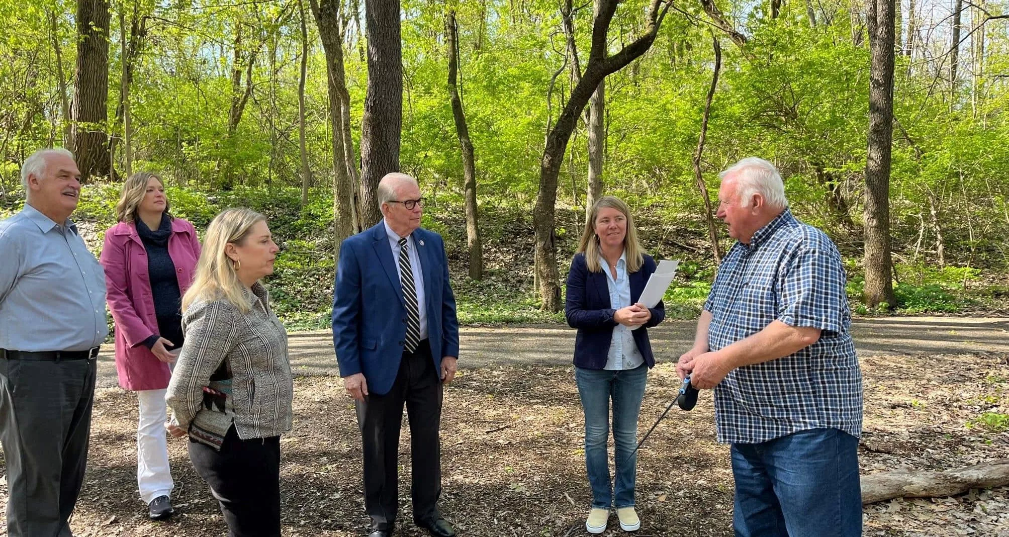 mccoys-creek-trail-congressman-walberg-visit