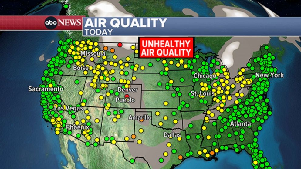 Large areas of US experiencing poor air quality due to Canadian wildfires - Vimarsana News