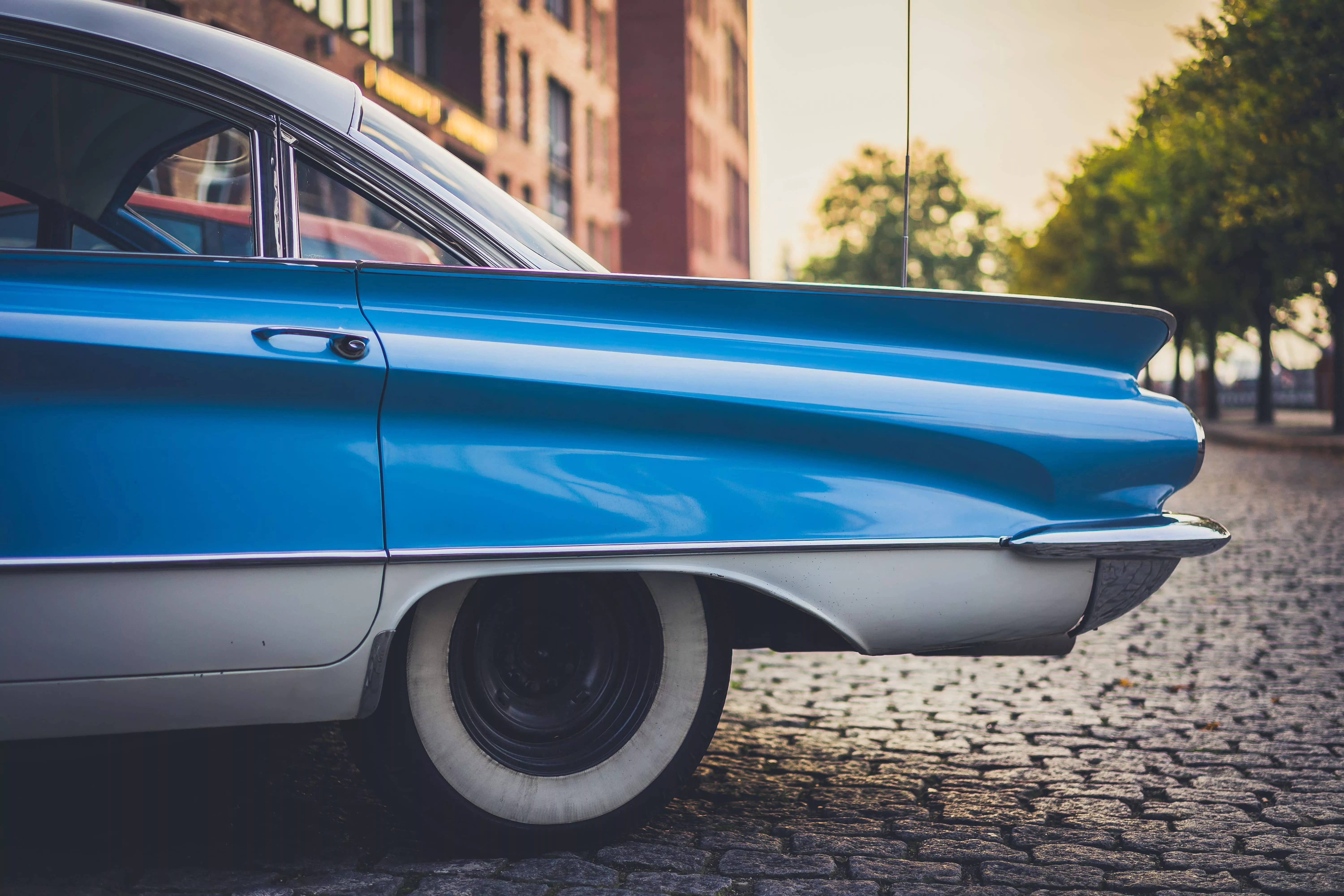 an-old-vintage-car-near-warehouse-district-of-hamburg-speicherstadt