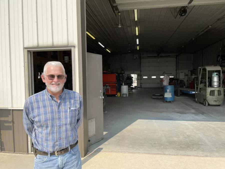 Fred Leitz Jr., one of the owners of Leitz Farms in Sodus