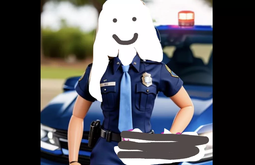 Barbie police online costume