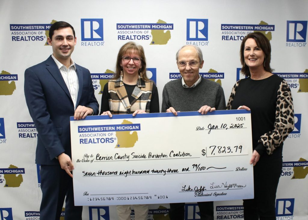 Berrien County Suicide Prevention Coalition gets boost from Realtors Association