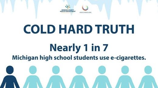 Berrien County Health Department warns about dangers of underage vaping