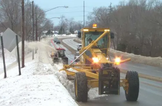 snow-plowing
