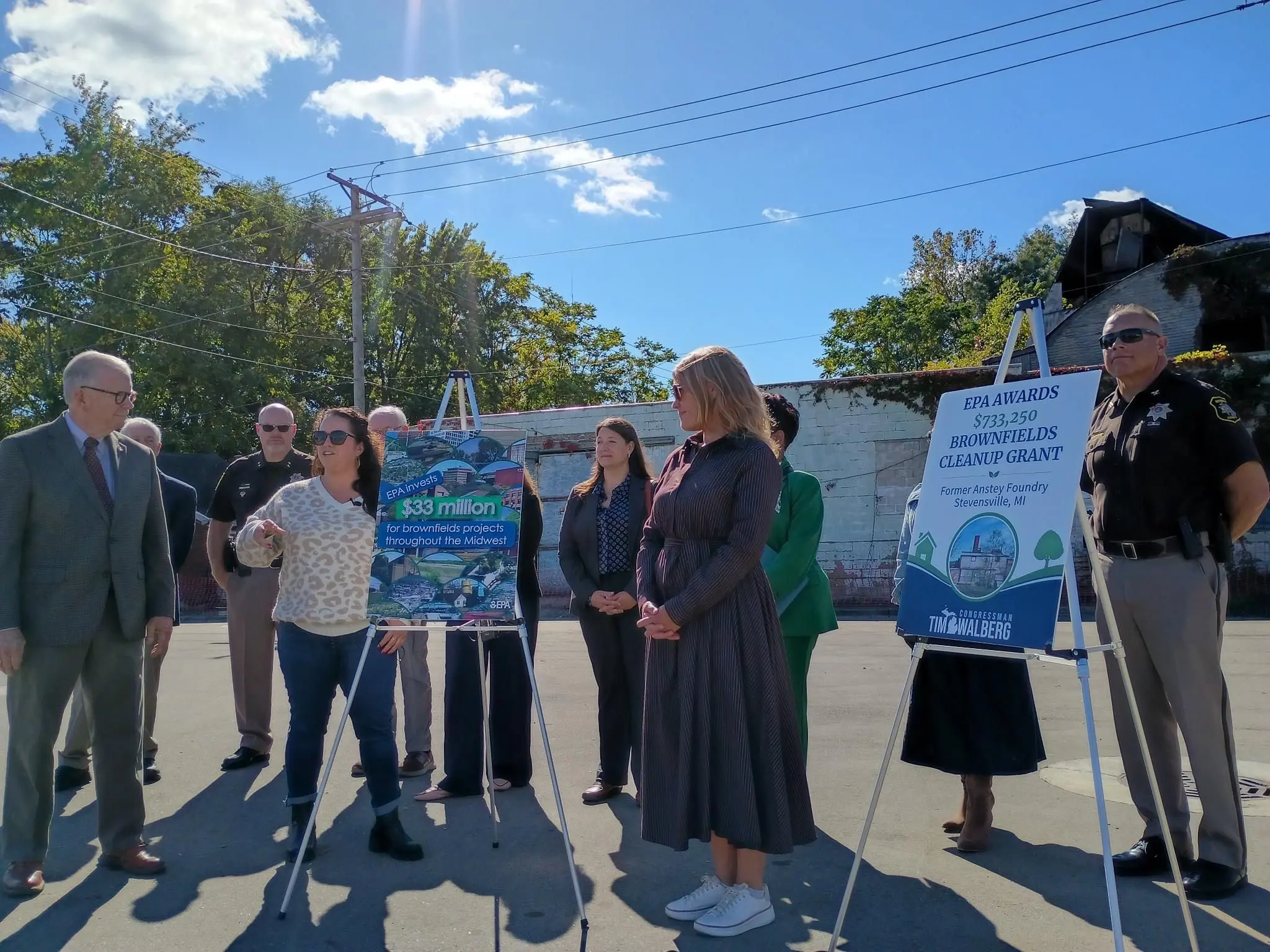 Walberg Walberg, EPA highlight planned demolition of former foundry in ...