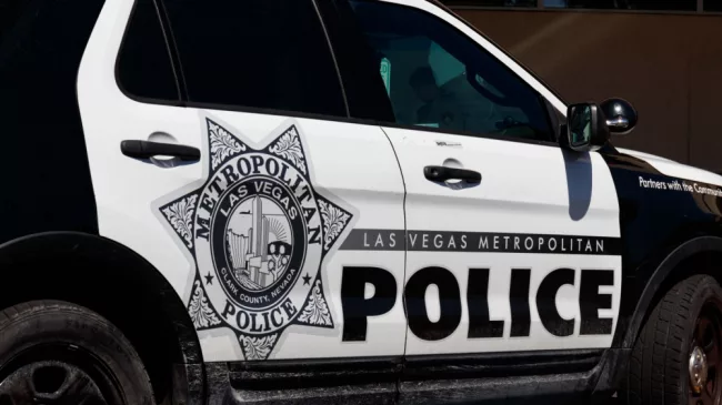 Las Vegas Metropolitan Police Department SUV. LVMPD has jurisdiction in Clark County I