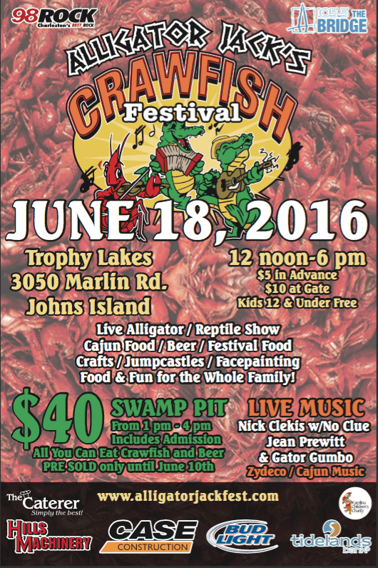 Crawfish Festival 2016 Charleston, SC 105.5 The Bridge