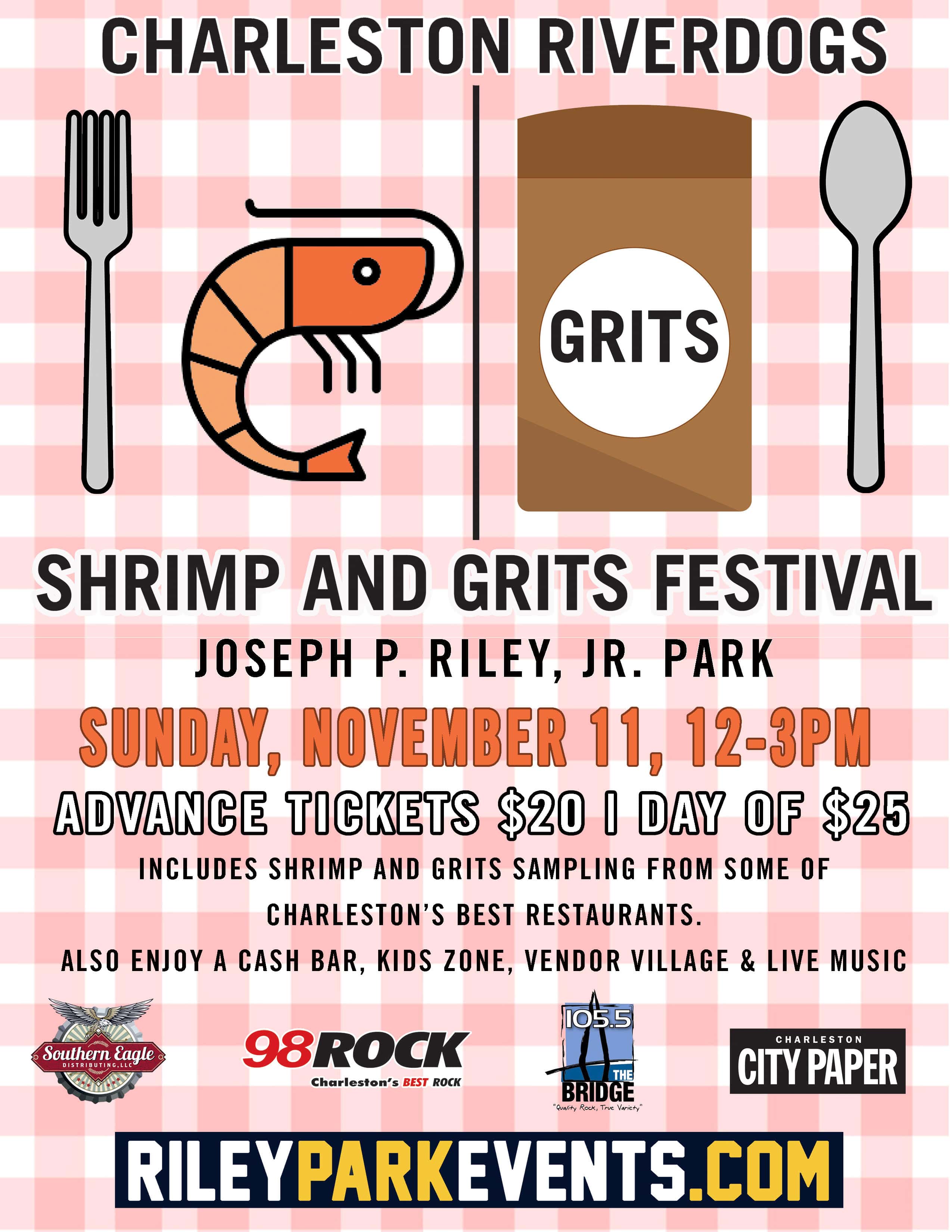 Shrimp and Grits Festival Charleston, SC 105.5 The Bridge