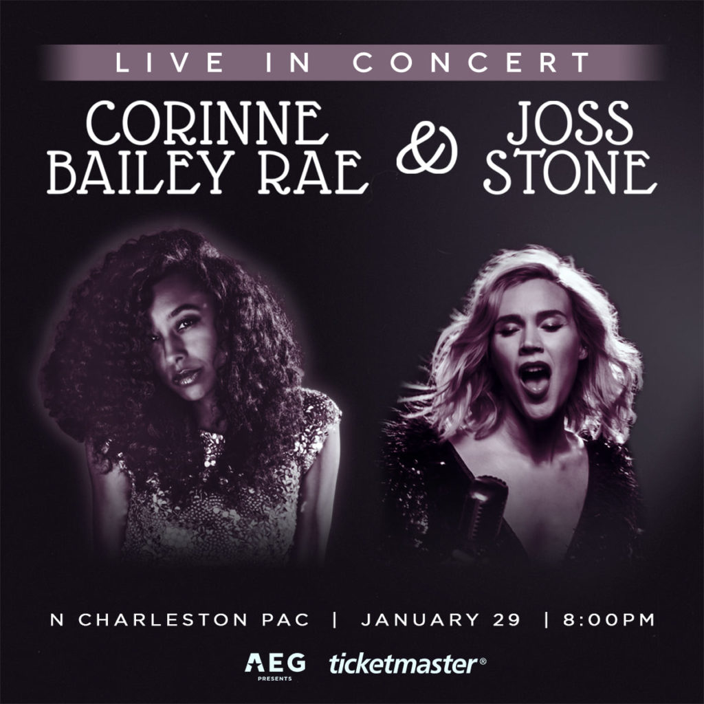 WIN TICKETS to Corinne Rae Bailey & Joss Stone - Vimarsana News