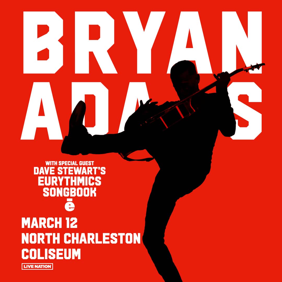 Bryan Adams So Happy It Hurts Tour 2024 Charleston, SC 105.5 The Bridge