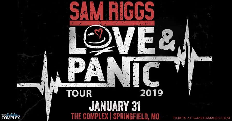 Sam Riggs Love Panic Tour 2019 At The Complex 105 1 The Bull From outrun the sun by sam riggs. sam riggs love panic tour 2019 at