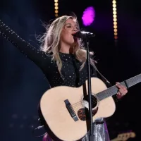 Kelsea Ballerini performs at the 2018 CMA Fest at Nissan Stadium on June 9^ 2018 in Nashville^ Tennessee.