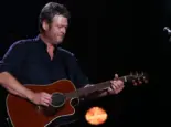 Blake Shelton performs in concert during the 2017 CMA Music Festival on June 9^ 2017 at Nissan Stadium in Nashville^ Tennessee.