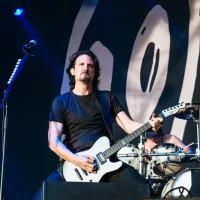 Lead singer and guitarist Joe Duplantier from Gojira^ perfoming live at Bloodstock Open Air Festival Uk^ 13th August 2016